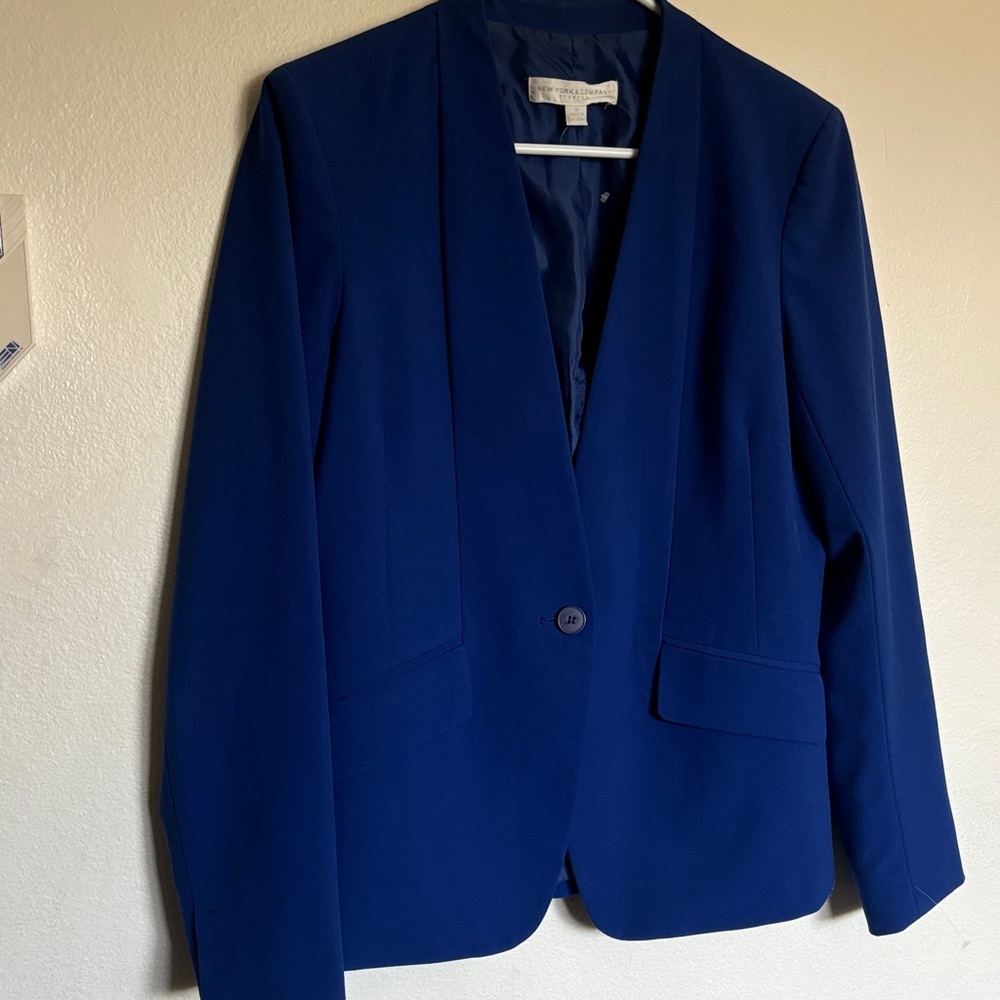 New York & Company Royal Blue Jacket